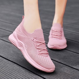 Women Mesh Running Slip On Sock Casual Sport Shoes